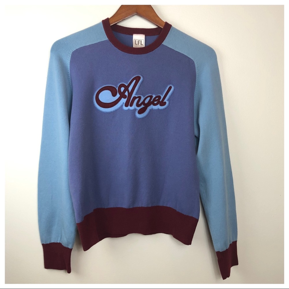 Vintage Varsity Color Block Sweater Size XL